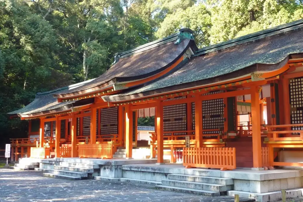 The Gegu (Lower Shrine) of Usa Jingu in Usa, Oita Prefecture